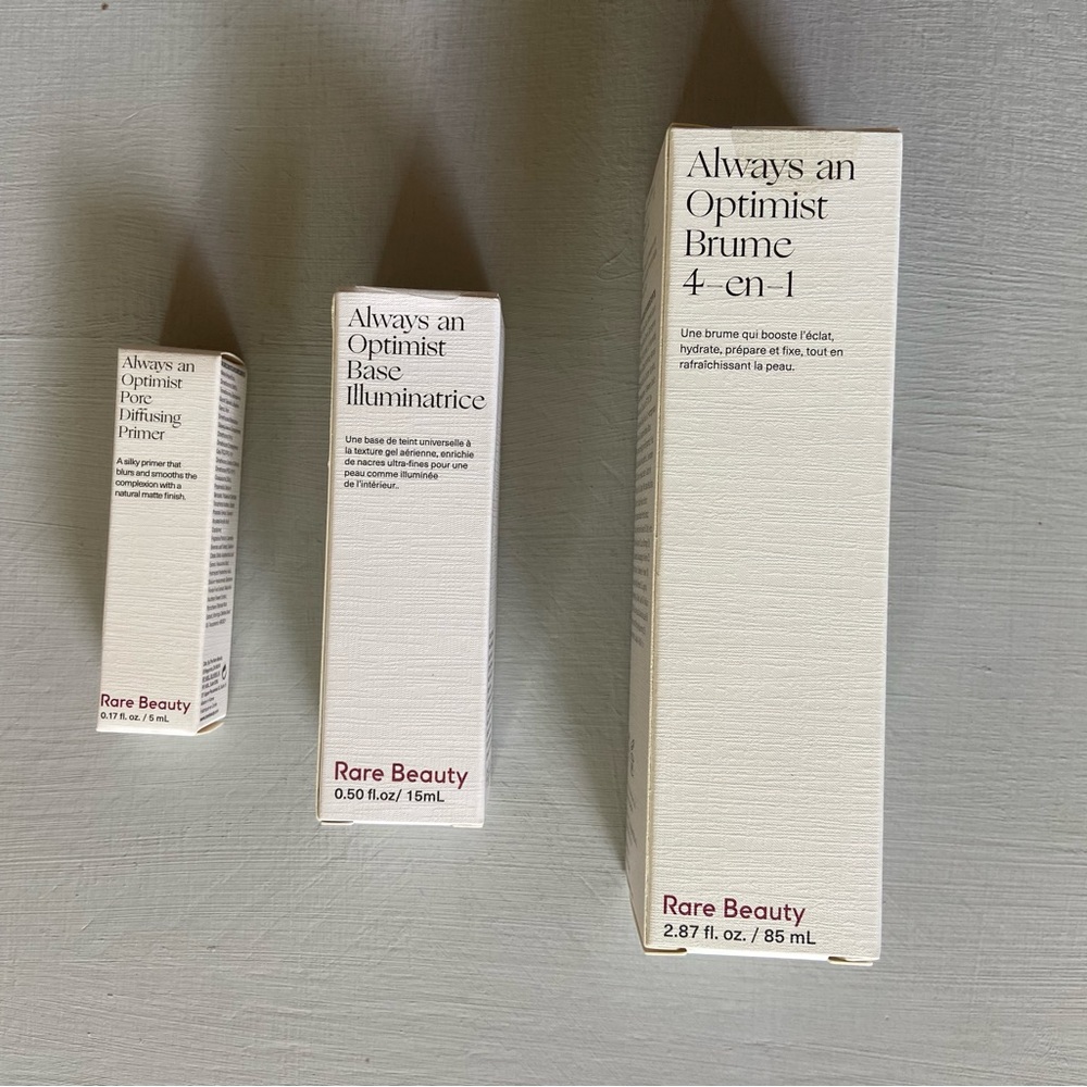 NWT Rare Beauty Always an Optimist Mist Illuminating Primer Diffusing